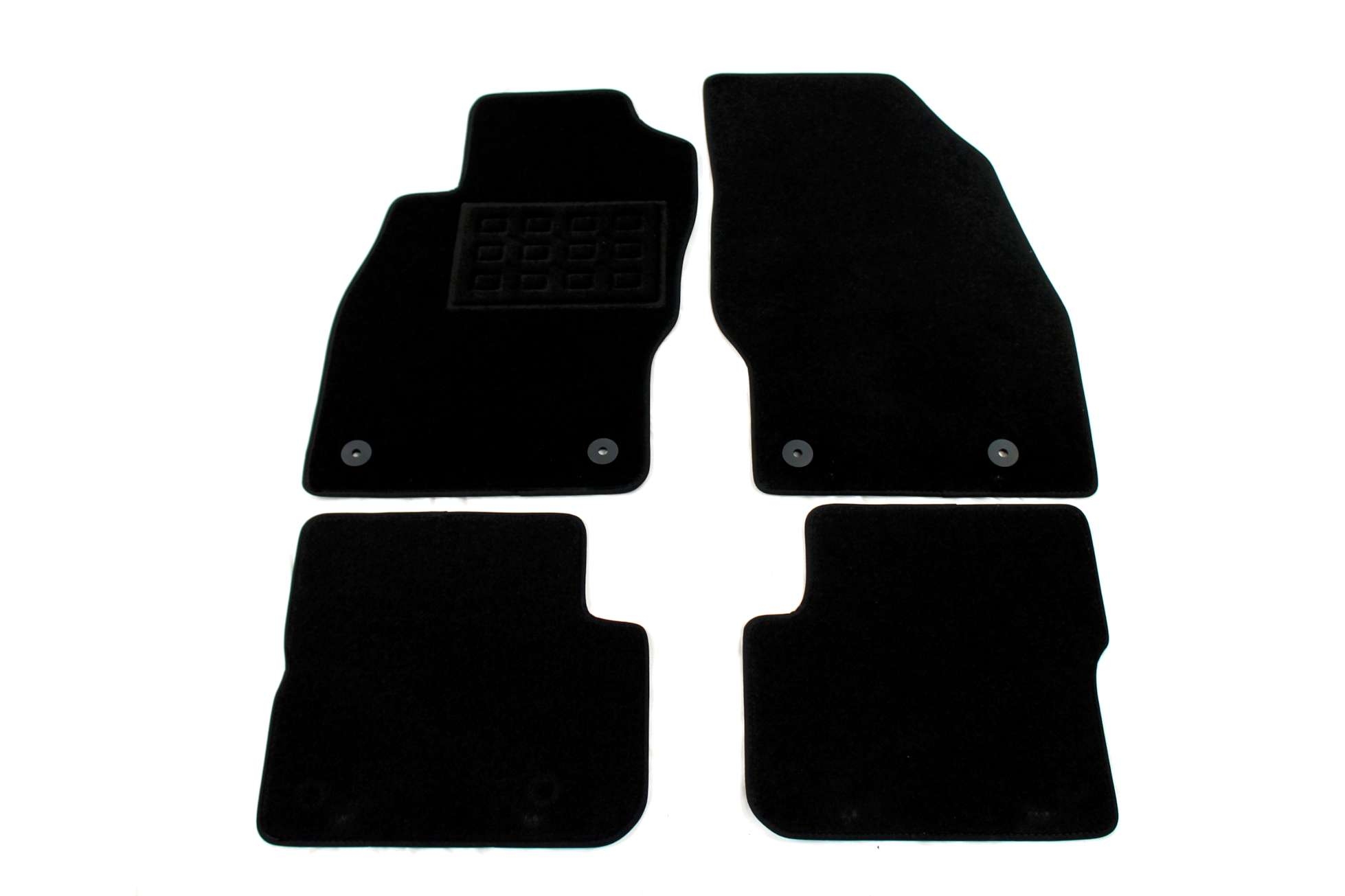 Velour Floor Mats for Opel Corsa D Corsa D Car Mats Fabric Mats Set 4